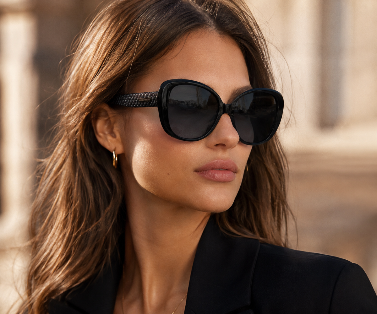 Karen Millen KM5060 001 Black Sunglasses