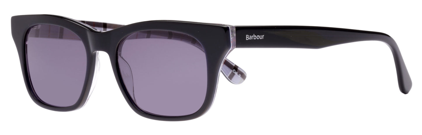 Barbour BA8100 C3 black Sunglasses - Black frame, Purple Lens