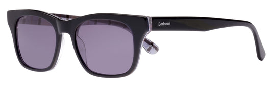 Barbour BA8100 C3 black Sunglasses - Black frame, Purple Lens