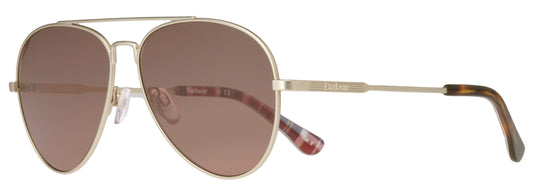 Barbour BA8112 C1 Gold Metal Sunglasses - Gold frame, Brown Lens