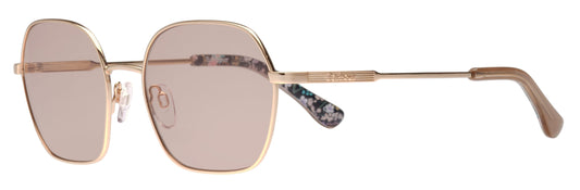 Barbour BA8130 C2 Gold Metal Sunglasses - Gold frame, Brown Lens