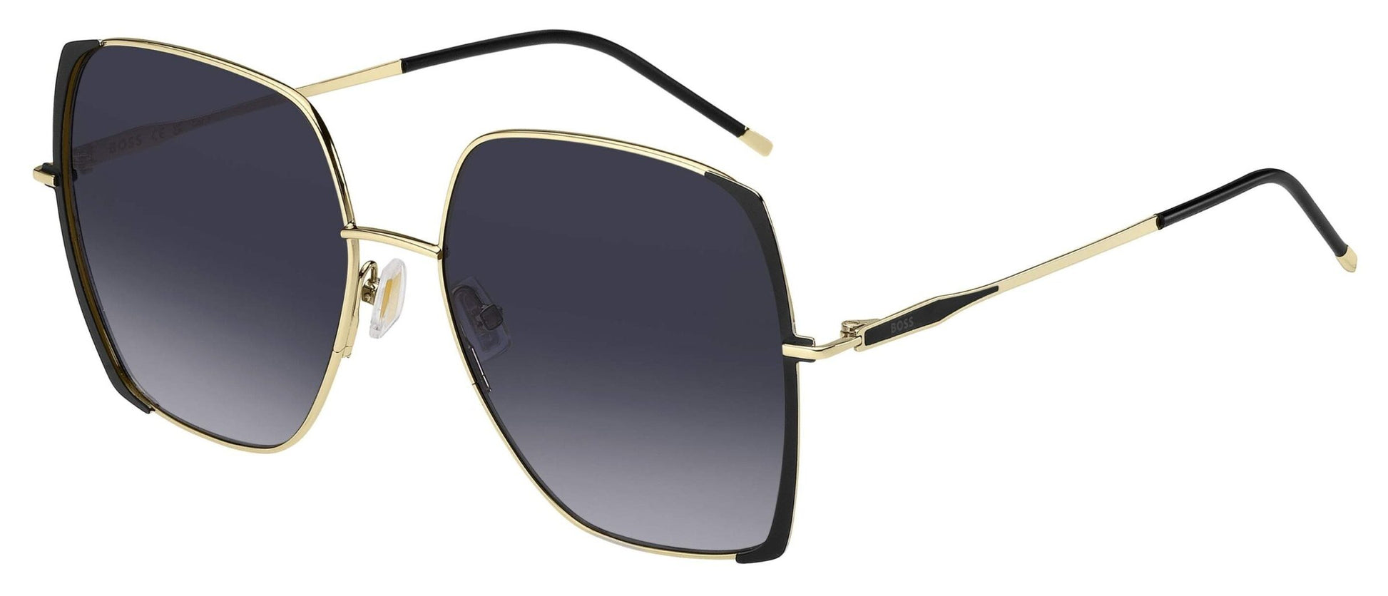 Hugo Boss BOSS 1707/S RHL Gold Sunglasses - Gold frame, Grey lens