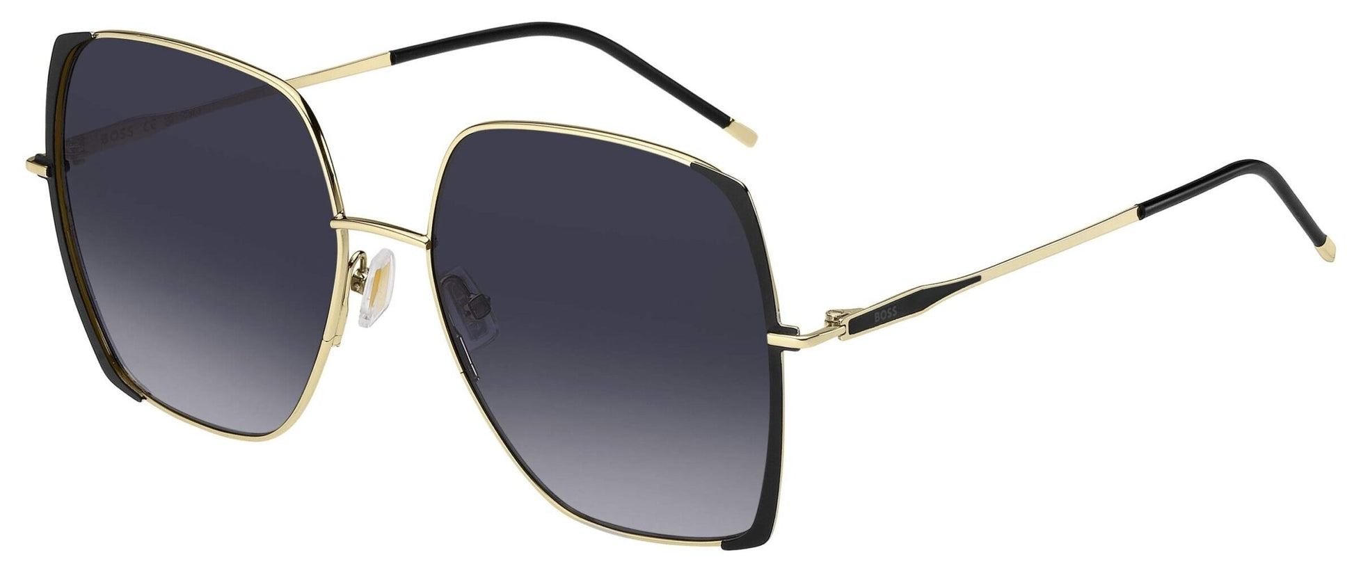 Hugo Boss BOSS 1708/S RHL Gold Sunglasses - Gold frame, Grey lens