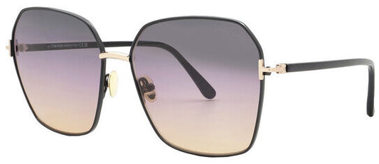 Tom Ford FT0839/S 01B Black Sunglasses - Black frame, Black lens