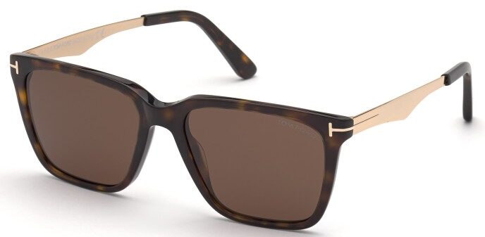 Tom Ford FT0862/S 52E Tortoise Shell Sunglasses - Brown / Tortoise frame, Brown lens