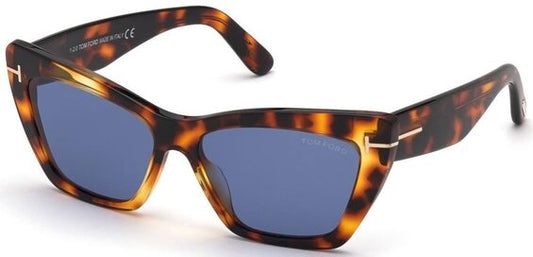 Tom Ford FT0944/S 01B Tortoise Shell Sunglasses - Brown / Tortoise frame, Blue lens