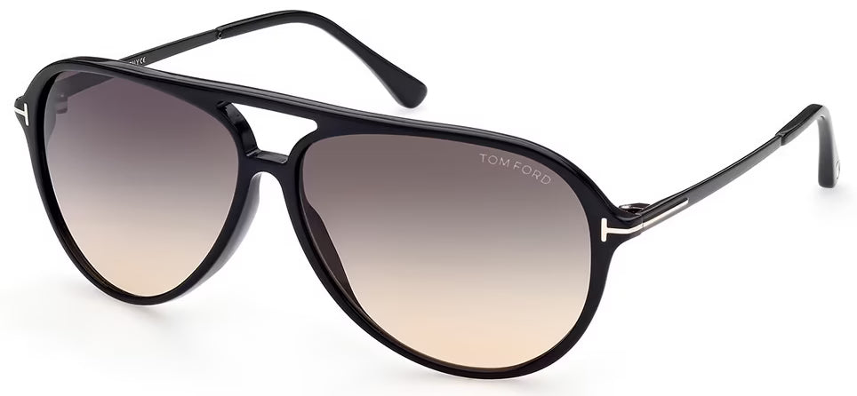 Tom Ford FT0909/S 01B Black Sunglasses - Black frame, Black lens