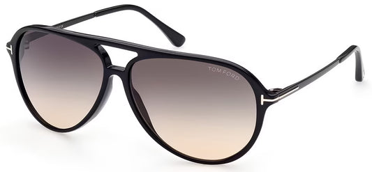 Tom Ford FT0909/S 01B Black Sunglasses - Black frame, Black lens