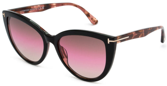 Tom Ford FT0915/S 05F Tortoise Shell Sunglasses - Brown / Tortoise frame, Pink lens
