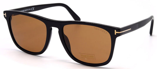 Tom Ford FT0930-F/S 01E Black Sunglasses - Black frame, Orange lens