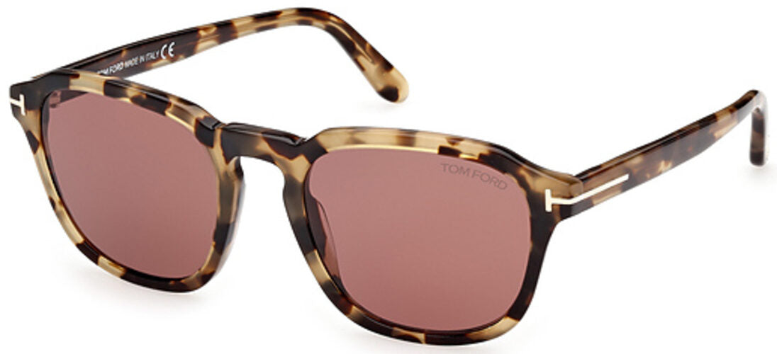Tom Ford FT0931/S 56S Tortoise Shell Sunglasses - Brown / Tortoise frame, Pink lens