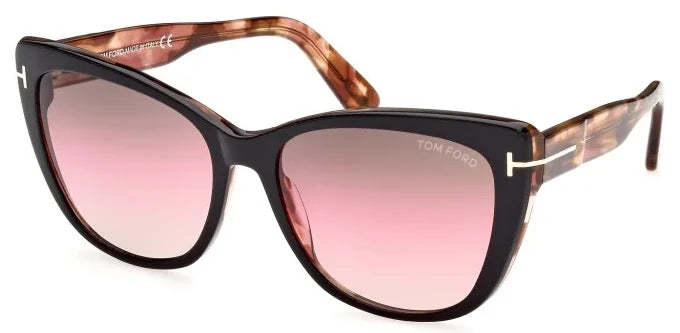 Tom Ford FT0937/S 05F Tortoise Shell Sunglasses - Brown / Tortoise frame, Pink lens