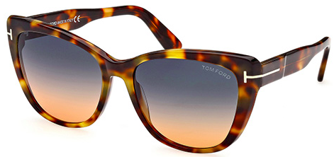 Tom Ford FT0937/S 53W Tortoise Shell Sunglasses - Brown / Tortoise frame, Brown lens