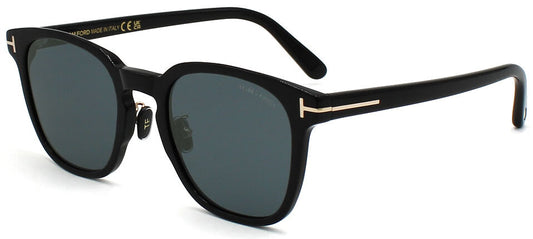 Tom Ford FT1070/S 01B Black Sunglasses - Black frame, Black lens