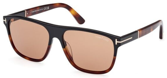 Tom Ford FT1081/S 05E Tortoise Shell Sunglasses - Brown / Tortoise frame, Brown lens