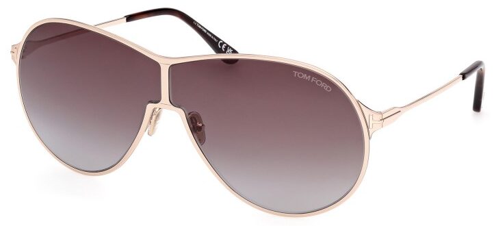 Tom Ford FT1174/S 28K Light Brown Sunglasses - Light Brown frame, Brown lens