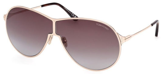 Tom Ford FT1174/S 28K Light Brown Sunglasses - Light Brown frame, Brown lens