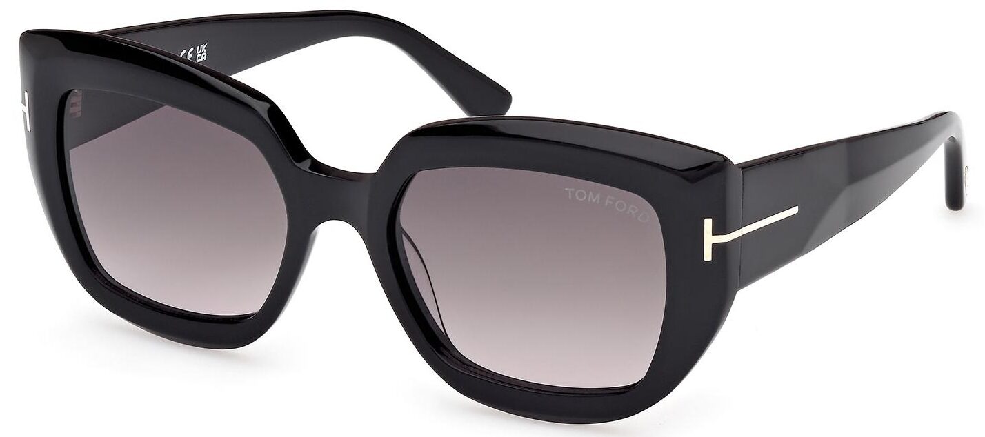 Tom Ford FT1192/S 01B Black Sunglasses - Black frame, Black lens