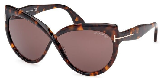 Tom Ford FT1196/S 52E Tortoise Shell Sunglasses - Brown / Tortoise frame, Brown lens
