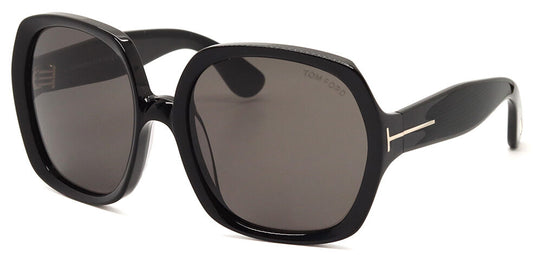 Tom Ford FT1221/S 01A Black Sunglasses - Black frame, Black lens