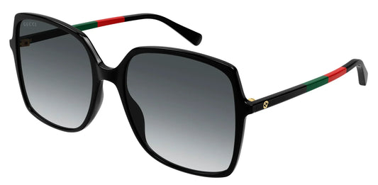 Gucci GG0544S 007 Black Sunglasses - Black frame, Black Gradient Lens