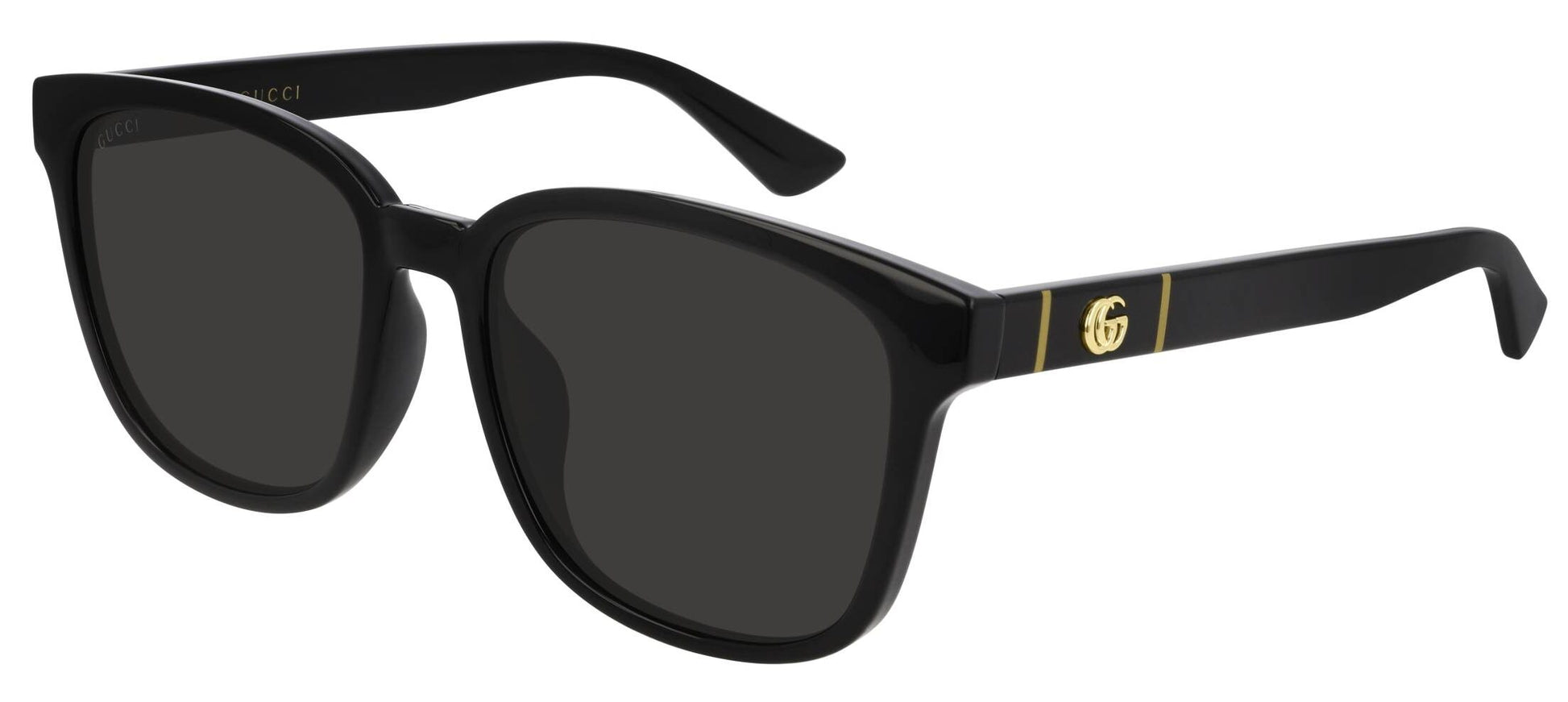 Gucci GG0637SK 001 Black Sunglasses - Black frame, Grey Lens