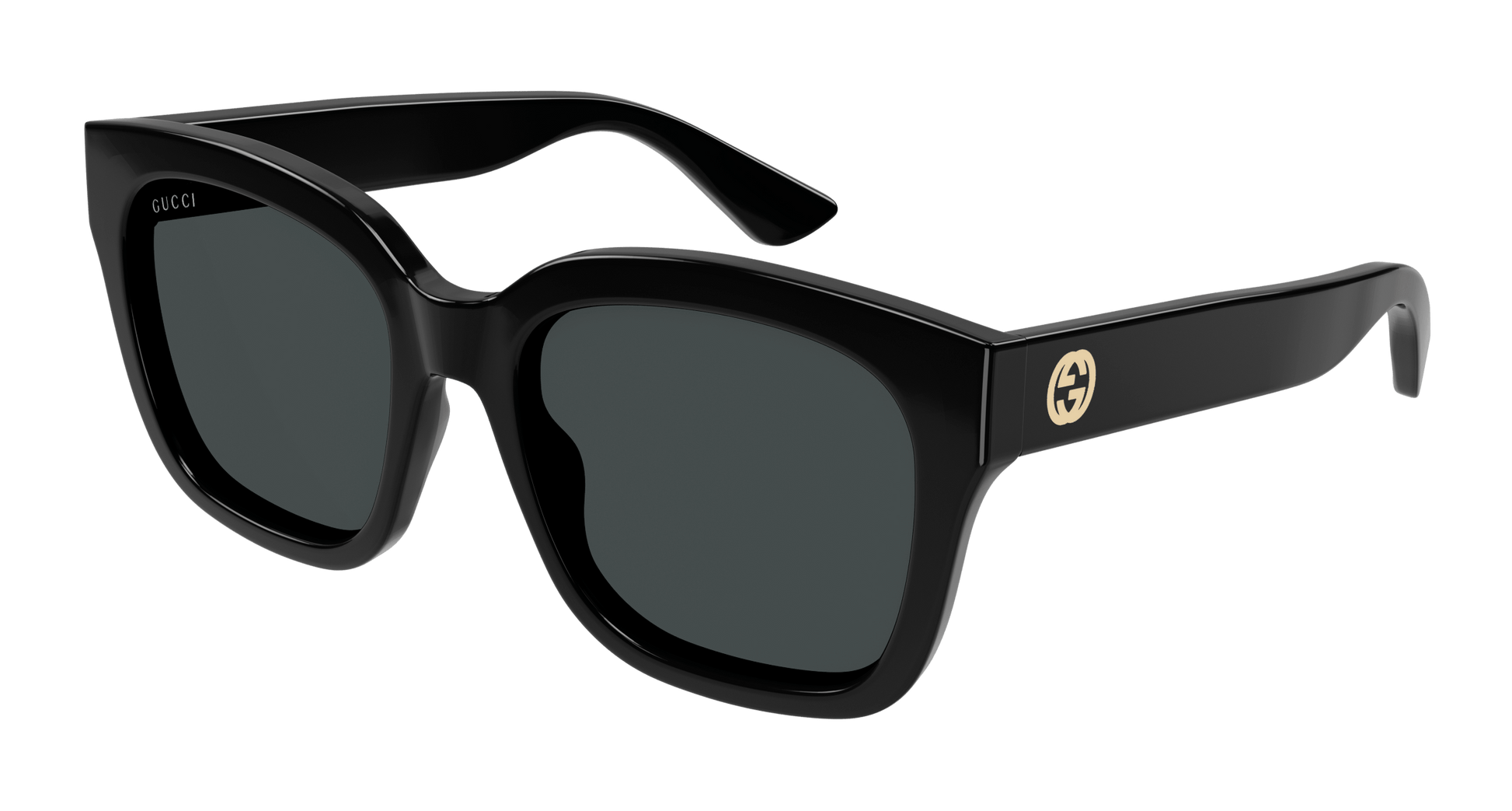 Gucci GG1338S 001 Black Sunglasses - Black frame, Grey Lens