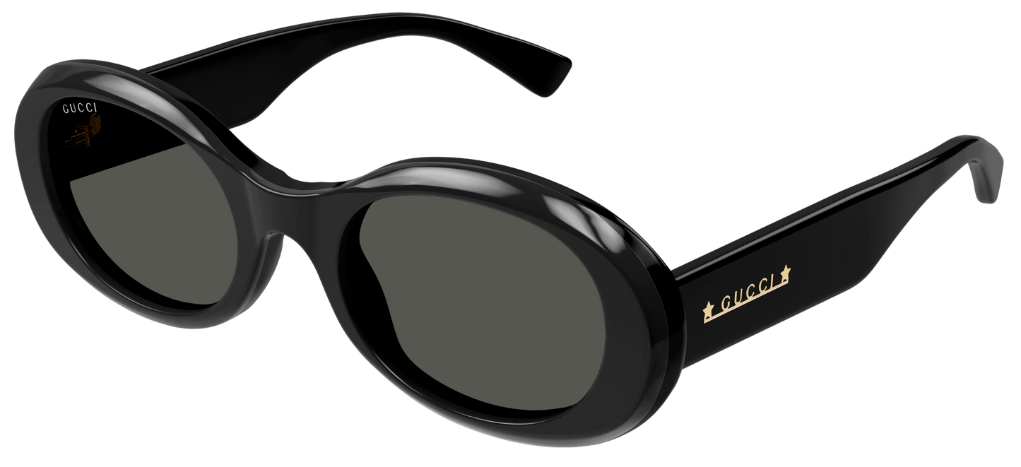 Gucci GG1587S 001 Black Sunglasses - Black frame, Grey Lens