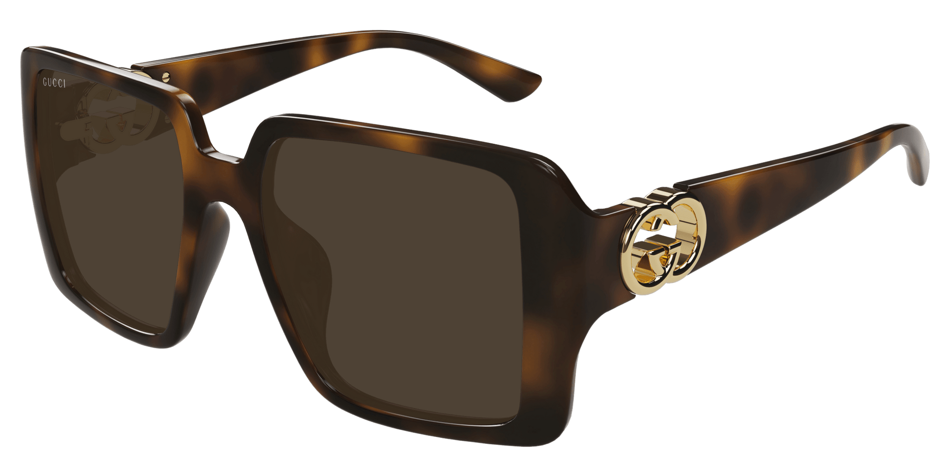 Gucci GG1692S 002 Havana Sunglasses - Brown / Tortoise frame, Brown Lens