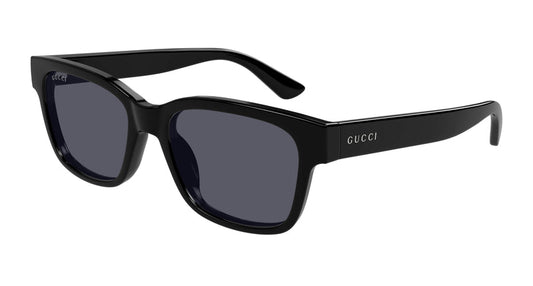 Gucci GG1716S 001 Black Sunglasses - Black frame, Grey lens