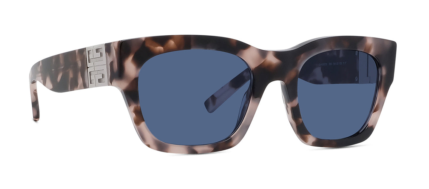 Givenchy GV40072F 5655V Havana Sunglasses - Brown / Tortoise frame, Blue lens