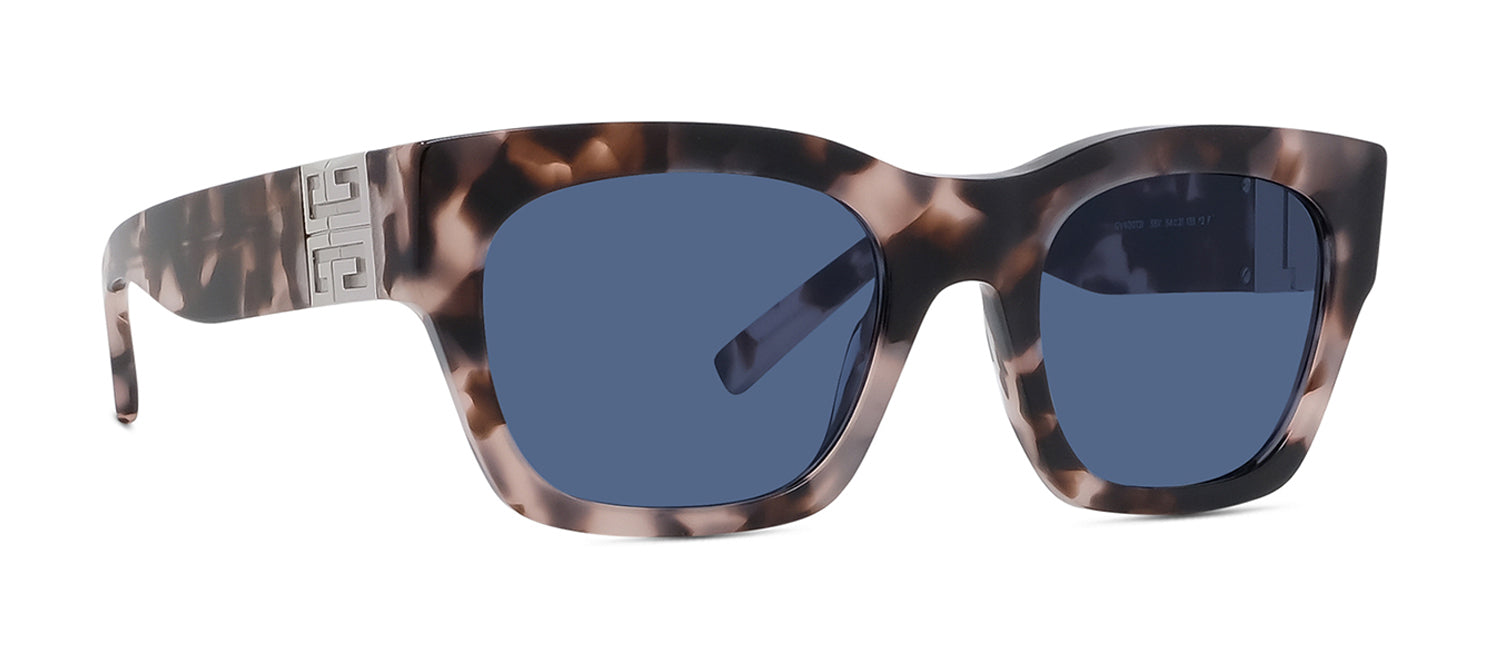 Givenchy GV40072F 5655V Havana Sunglasses - Brown / Tortoise frame, Blue lens