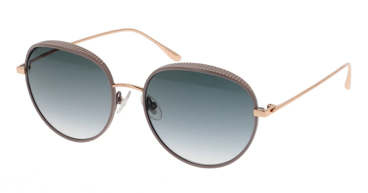 Jimmy Choo ELLO/S N0Q GREIG Matt Greig Copper Gold Sunglasses - Bronze / Copper frame, Grey Gradient lens