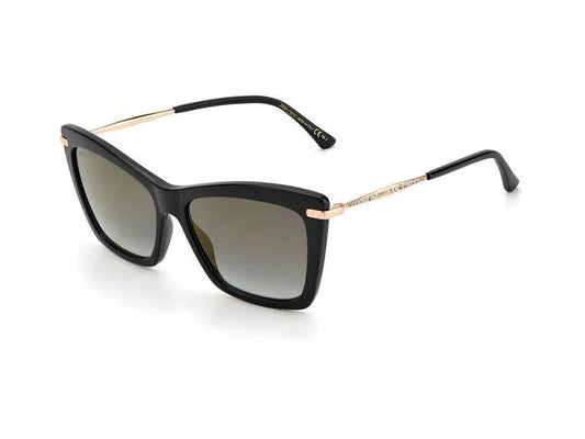 Jimmy Choo SADY/S 80756FQ Black Sunglasses - Black frame, Grey Gradient lens