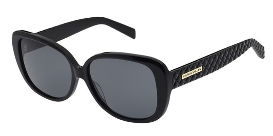 Karen Millen KM5060 001 Black Sunglasses - Black frame, Grey lens