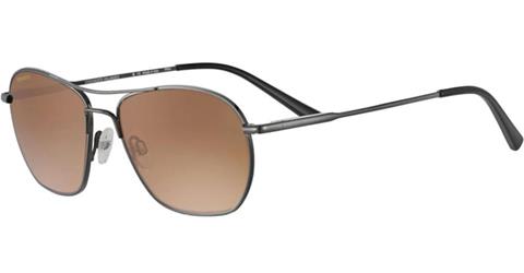 Serengeti SS545003 Dark Gun Metal Sunglasses - Silver / Gunmetal frame, Light Mineral Lens lens