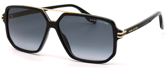 Marc Jacobs MARC 417/S 807 Black Sunglasses - Black frame, Black lens