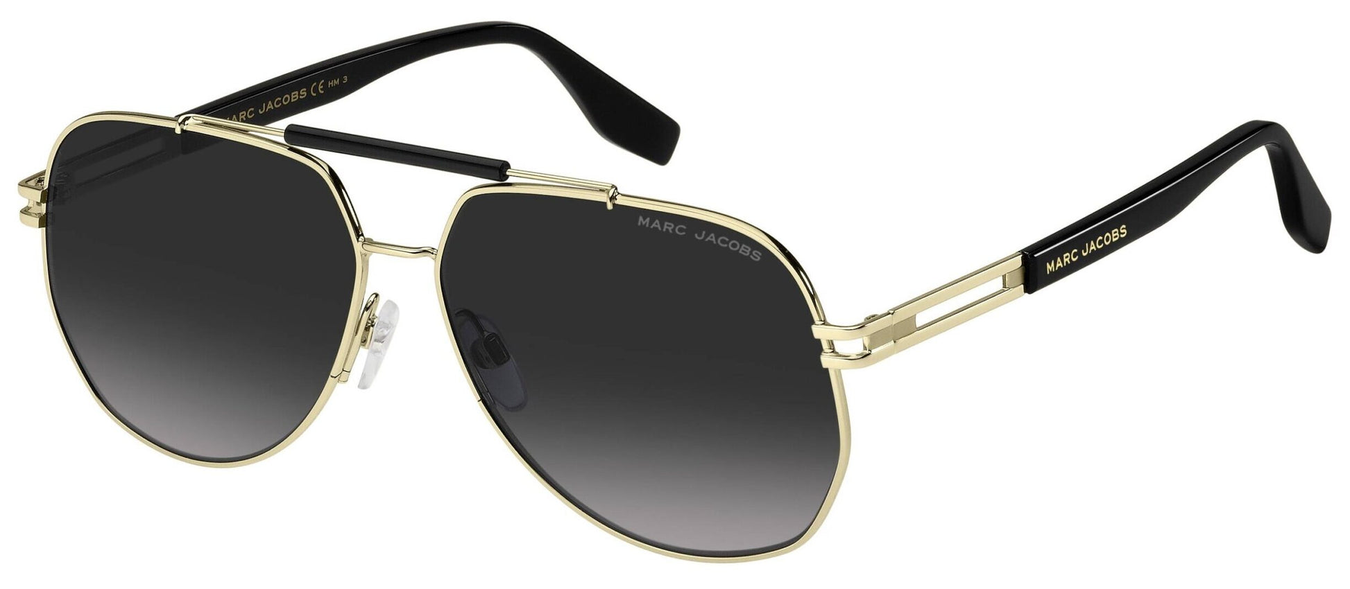 Marc Jacobs MARC 673/S 807 Gold Sunglasses - Gold frame, Black lens