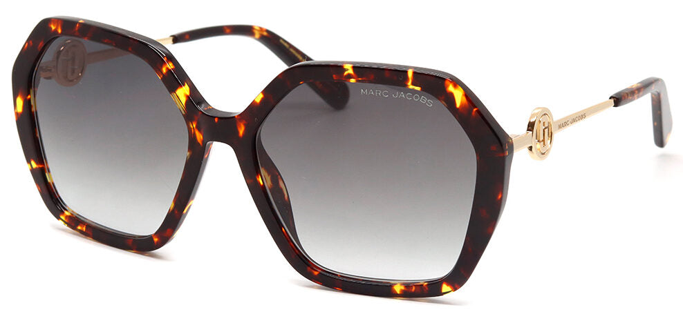 Marc Jacobs MARC 689/S 086 Gold Sunglasses - Gold frame, Black lens