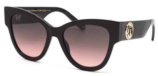 Marc Jacobs MARC 697/S 807 Black Sunglasses - Black frame, Brown lens