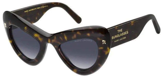 Marc Jacobs MARC 798/S AIO Tortoise Shell Sunglasses - Brown / Tortoise frame, Black lens