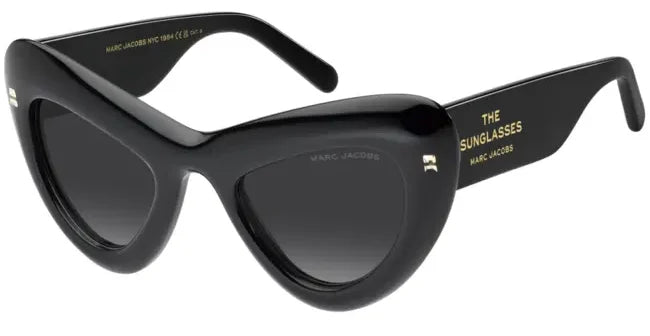 Marc Jacobs MARC 798/S MNG Black Sunglasses - Black frame, Black lens