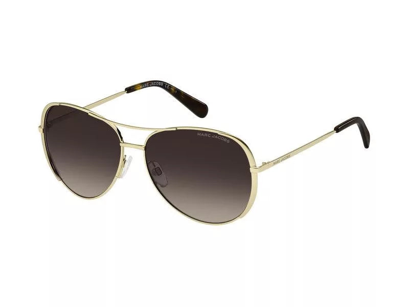 Marc Jacobs MARC 686/S 06J Gold Sunglasses - Gold frame, Brown lens