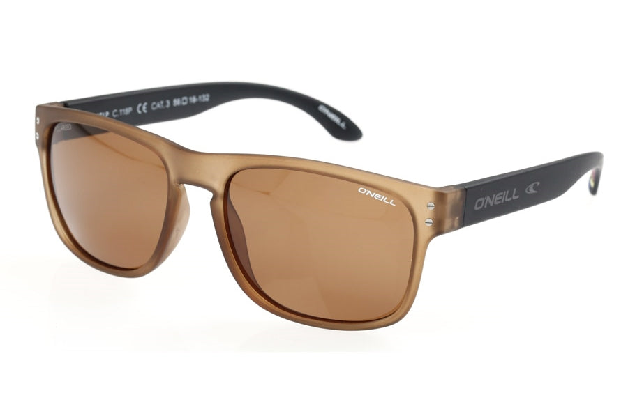 O'Neill ONS-KELP-118P Matte Brown Sunglasses - Matte Brown frame, Brown lens