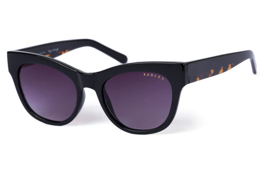 Radley 6508 104A Black and Havana Sunglasses - Brown / Tortoise frame, Smoke Gradient lens
