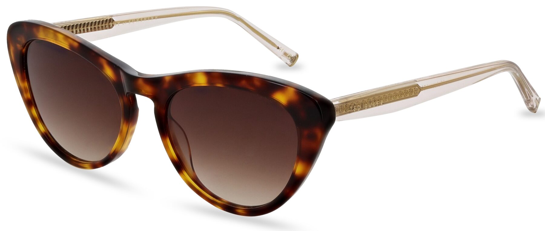 Ted Baker TB1690 100 Tortoise Sunglasses - Brown / Tortoise frame, Gradient Brown Lens
