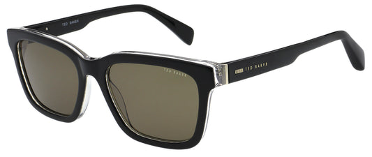Ted Baker TB1722 001 Black Sunglasses - Black frame, Black Lens