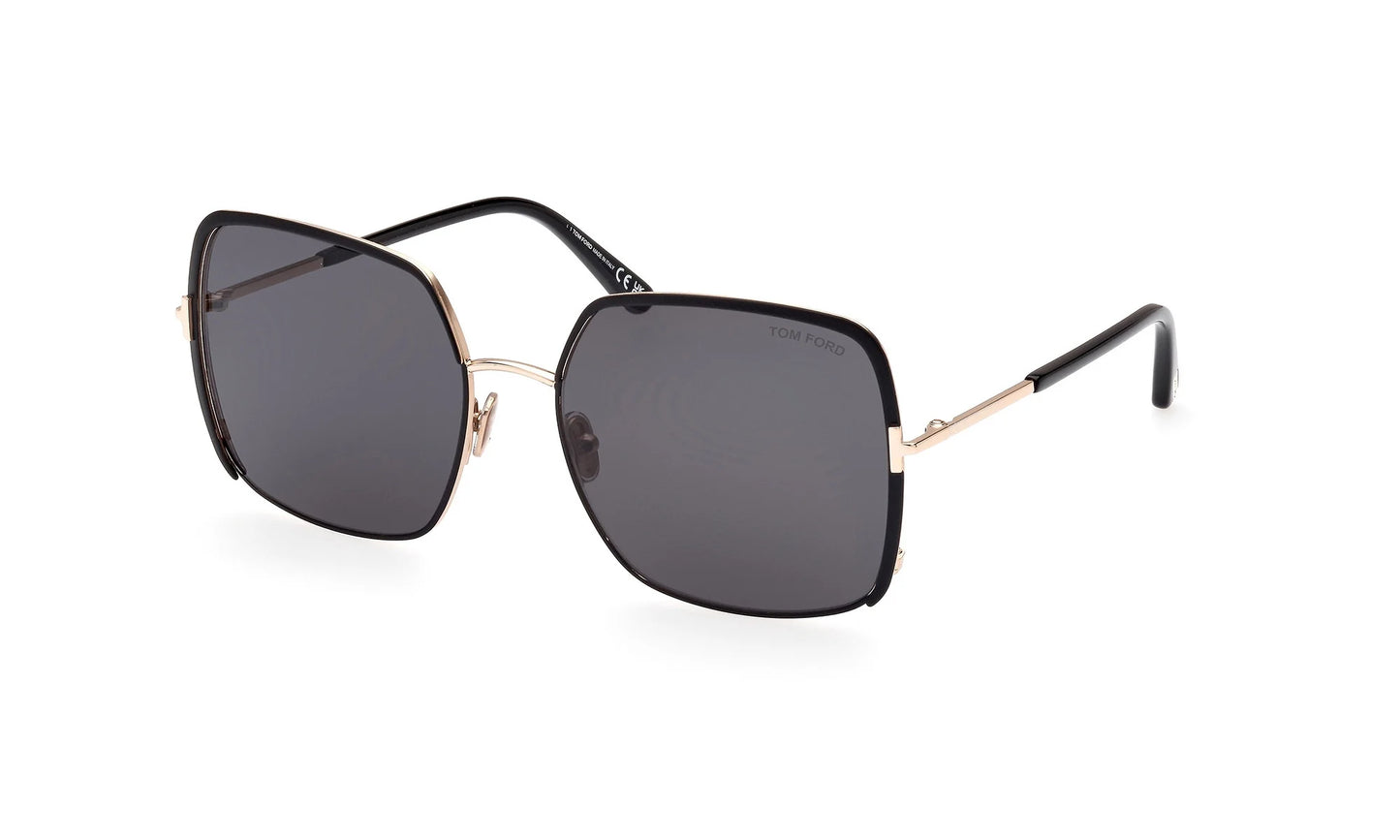 Tom Ford FT1006/S 02A Shiny Rose Gold Sunglasses
