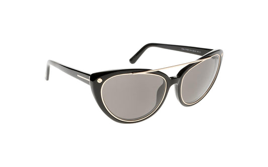 Tom Ford FT0384/S 01A Black Sunglasses - Black frame, Grey lens