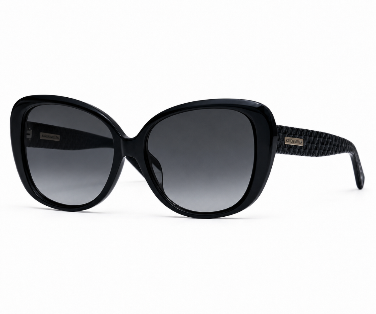 Karen Millen KM5060 001 Black Sunglasses